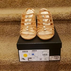 Channel sandal high heels
